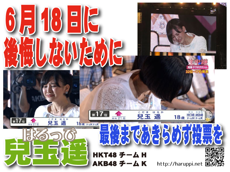 兒玉遥 総選挙ポスター